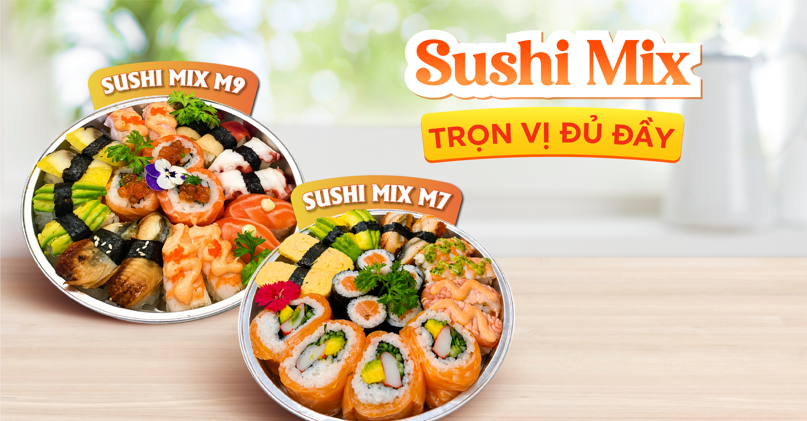 Sushi & Sashimi Tươi Ngon Mỗi Ngày