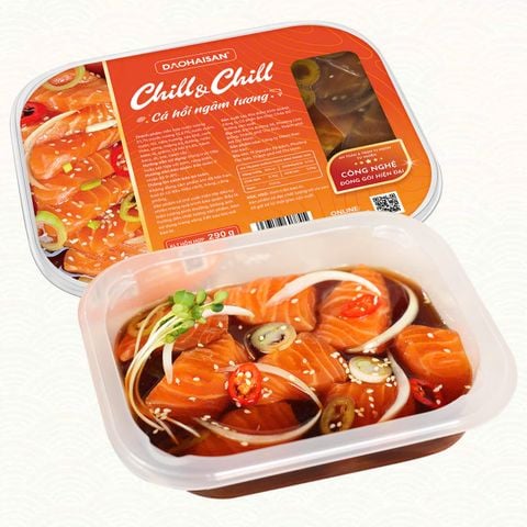 Cá Hồi Ngâm Tương Chill & Chill